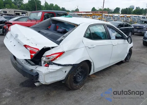 2018 Toyota Corolla Le из США, поврежденный, VIN 2T1BURHE5JC036629